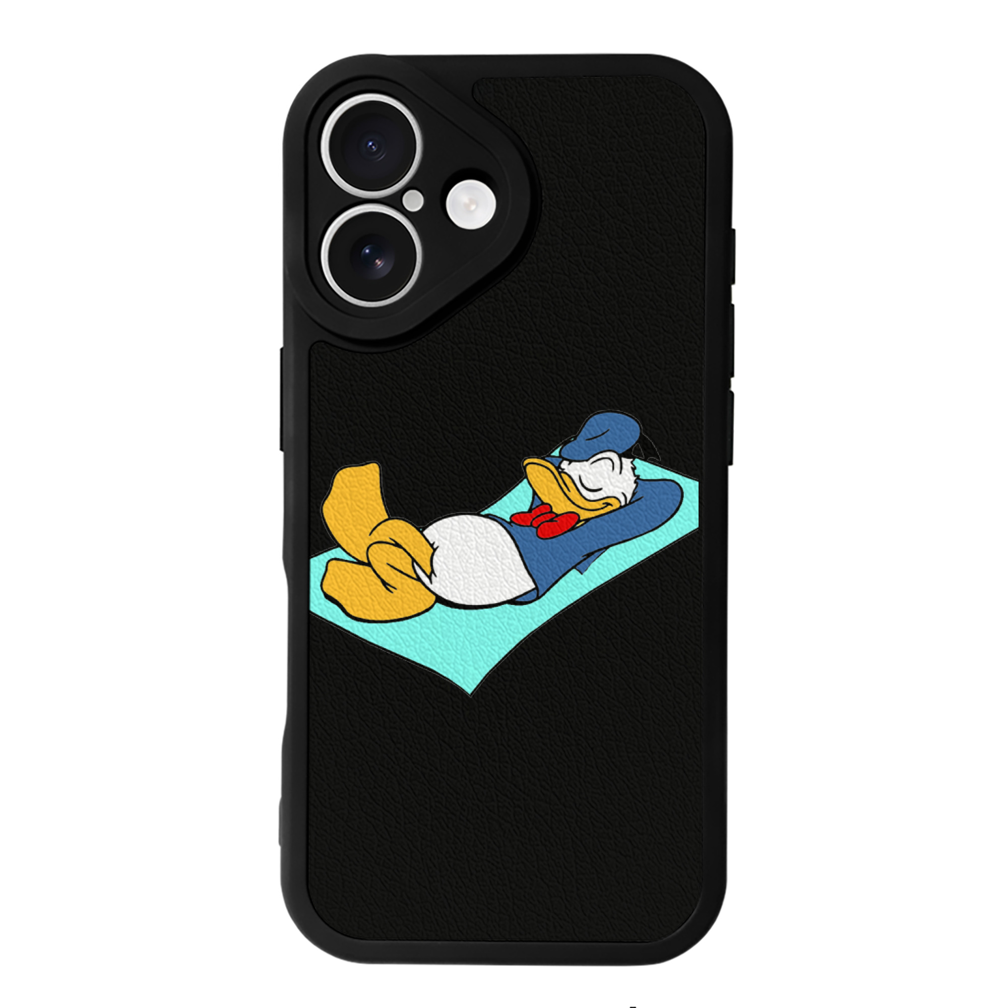 （画像用） ミッキーマウス Mickey Mouse 【iPhone 16シリーズ対応】シリコンスマホケース（レザー調） 材質：シリコン